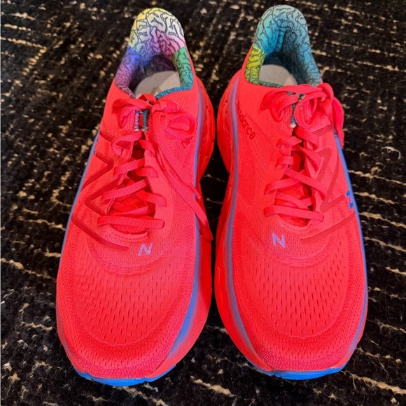New Balance Other - Mens New Balance Fresh Foam X More v4 - Electric Red Bright Lapis EUC Size 12